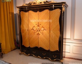 Шкаф 4-х дверный Конкорд (Массив дерева, Классика) каталог мебели